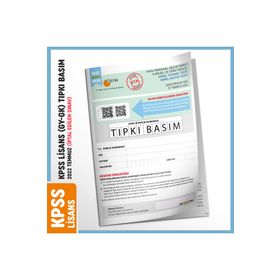 2022 TEMMUZ KPSS LİSANS ÖSYM Tıpkı Basım Çıkmış Soru Türkiye Geneli Dijital Çözümlü Kitapçığı