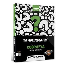 2022 Tyt Cografya Tahminmatik Video Çözümlü Soru Bankası Altın Karma Yayınları