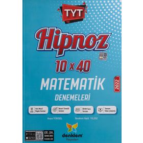 2022 Tyt Hipnoz 10 x 40 Matematik Denemeleri - Denklem Yayınları