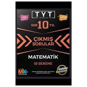 2022 TYT Matematik Çıkmış Sorular Tıpkı Basım 10 Deneme Ünlüler Yayınları