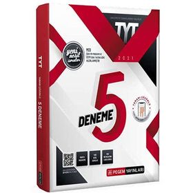2022 TYT Tamamı Çözümlü 5 Deneme Sınavı - Pegem Akademi Yayıncılık