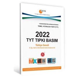 2022 Tyt Tıpkı Basım Temel Yeterlilik Testi 2022 Yılı Sınav Soruları