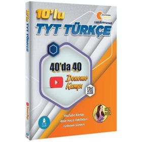 2022 Tyt Türkçe 10'lu 40 da 40 Deneme Kampı Hale Hoca Yayınları