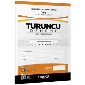 2022 TYT Yeni Nesil Turuncu Deneme Tamamı Video Çözümlü Marka Yayınları