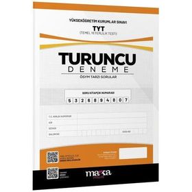 2022 TYT Yeni Nesil Turuncu Deneme Tamamı Video Çözümlü Marka Yayınları