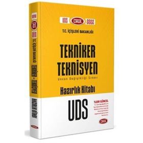 2022 UDS T. C. İçişleri Bakanlığı Tekniker Teknisyen Hazırlık Kitabı - Data Yayınları