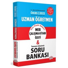 2022 Uzman Öğretmen Meb Çalışma Kitabı Özeti ve Çözümlü Soru Bankası - Editör Yayınları