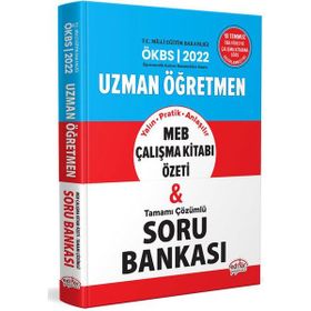 2022 Uzman Öğretmen Meb Çalışma Kitabı Özeti ve Çözümlü Soru Bankası - Editör Yayınları