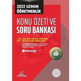 2022 Uzman Öğretmenlik Konu Özeti ve Soru Bankası