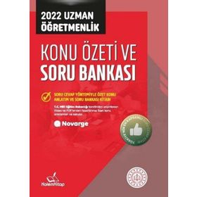 2022 Uzman Öğretmenlik Konu Özeti ve Soru Bankası
