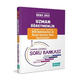 2022 Uzman Öğretmenlik Tamamı Çözümlü Soru Bankası - Markaj Yayınları