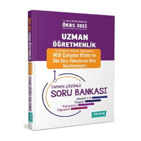 2022 Uzman Öğretmenlik Tamamı Çözümlü Soru Bankası - Markaj Yayınları