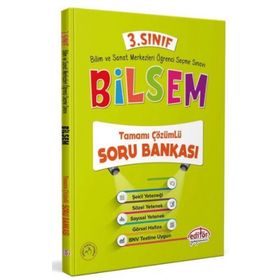 2023 1.Sınıf Bilsem Tamamı Çözümlü Soru Bankası - Editör Yayınları