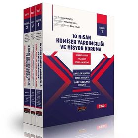 2023 10 Nisan Komiser Yardımcılığı ve Misyon Koruma Savaş Yayınları