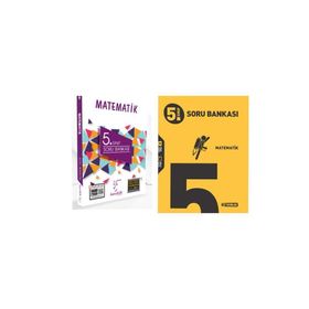 2023 5. Sınıf Matematik Soru Bankası Hız Yayınları + 5. Sınıf Matematik Karekök Yayınları