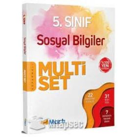 2023 5. Sınıf Sosyal Bilgiler Koparmalı Multi Set - Martı Okul Yayınları