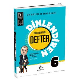 2023 6. Sınıf Din Kültürü Dinlendiren Defter - Ekertest Yayınları