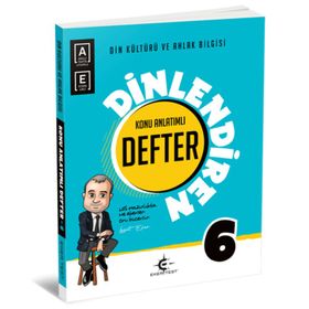 2023 6. Sınıf Din Kültürü Dinlendiren Defter - Ekertest Yayınları