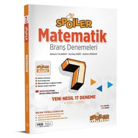 2023 7. Sınıf Matematik Branş Denemeleri Spoiler Yayınları