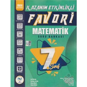 2023 7. Sınıf Matematik Favori Serisi Kazanım Etkinlikli Soru Bankası Av Yayınları