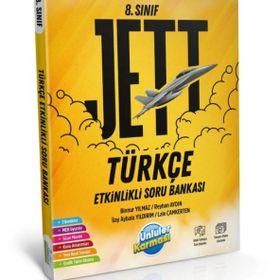 2023 8.Sınıf Jett Türkçe Etkinlikli Soru Bankası Ünlüler Karması