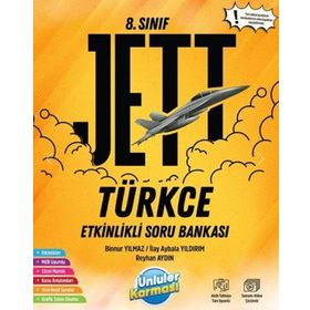 2023 8.Sınıf Jett Türkçe Etkinlikli Soru Bankası Ünlüler Karması