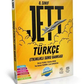2023 8.Sınıf Jett Türkçe Etkinlikli Soru Bankası Ünlüler Karması