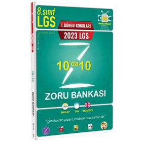 2023 8. Sınıf LGS 1. Dönem 10'da 10 Zoru Bankası - Tonguç Akademi