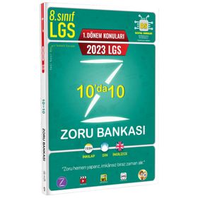 2023 8. Sınıf LGS 1. Dönem 10'da 10 Zoru Bankası - Tonguç Akademi