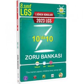 2023 8. Sınıf LGS 1. Dönem 10'da 10 Zoru Bankası - Tonguç Akademi