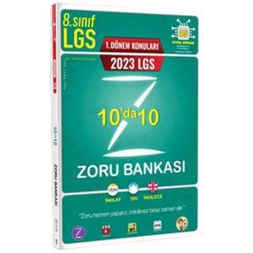 2023 8. Sınıf LGS 1. Dönem 10'da 10 Zoru Bankası - Tonguç Akademi