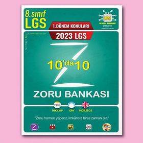 2023 8. Sınıf LGS 1. Dönem 10'da 10 Zoru Bankası - Tonguç Akademi