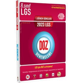 2023 8. Sınıf LGS 1. Dönem 12 Doz Deneme - Tonguç Akademi