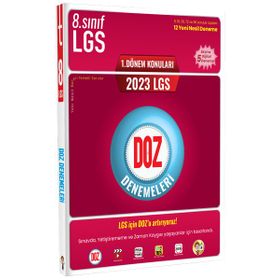2023 8. Sınıf LGS 1. Dönem 12 Doz Deneme - Tonguç Akademi
