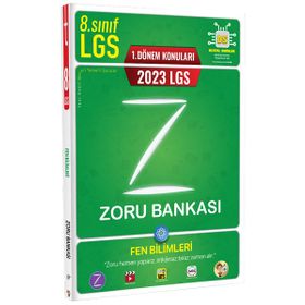 2023 8. Sınıf LGS 1. Dönem Fen Bilimleri Zoru Bankası - Tonguç Akademi