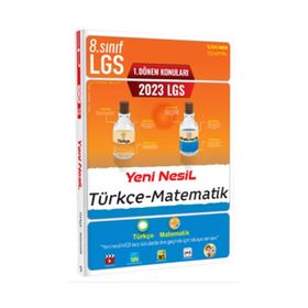 2023 8. Sınıf LGS 1. Dönem Türkçe Matematik Yeni Nesil Soru Bankası - Tonguç Akademi