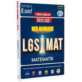 2023 8. Sınıf LGS Matematik 5 Hamlede 1. Dönem Konuları - Tonguç Akademi