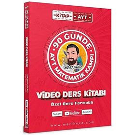 2023 90 Günde Ayt Matematik Kampı Video Ders Kitabı Eko - Mert Hoca Yayınları