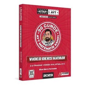 2023 90 Günde Ayt Matematik Kampı Video Ders Kitabı Eko - Mert Hoca Yayınları