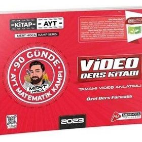 2023 90 Günde Ayt Matematik Kampı Video Ders Kitabı Eko - Mert Hoca Yayınları
