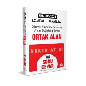2023 Adalet Bakanlığı GYS-UDS Ortak Alan Soru-Cevap - Editör Yayınları