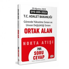 2023 Adalet Bakanlığı GYS-UDS Ortak Alan Soru-Cevap - Editör Yayınları