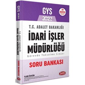 2023 Adalet Bakanlığı İdari İşler Müdürlüğü GYS 2380 Soru Bankası - Data Yayınları