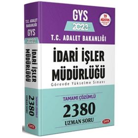 2023 Adalet Bakanlığı İdari İşler Müdürlüğü GYS 2380 Soru Bankası - Data Yayınları