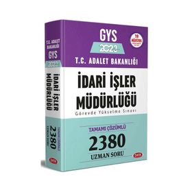 2023 Adalet Bakanlığı İdari İşler Müdürlüğü GYS 2380 Soru Bankası - Data Yayınları
