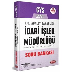 2023 Adalet Bakanlığı İdari İşler Müdürlüğü GYS 2380 Soru Bankası - Data Yayınları