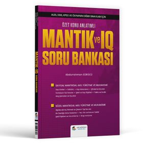 2023 ALES DGS KPSS ve ÖSYM nin Diğer Sınavları İçin Mantık ve IQ Konu Anlatımlı Soru Bankası Akademi Denizi