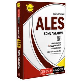 2023 ALES Konu Anlatımlı - Pegem Akademi Yayıncılık