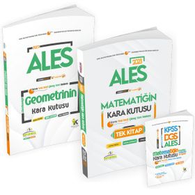 2023 Ales Matematik Tek Kitap ve Geometrinin Kara Kutusu Konu Ö.D. Çözümlü Çıkmış Soru Bankası Seti