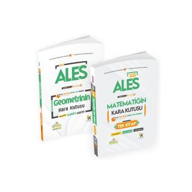 2023 Ales Matematik Tek Kitap ve Geometrinin Kara Kutusu Konu Ö.D. Çözümlü Çıkmış Soru Bankası Seti